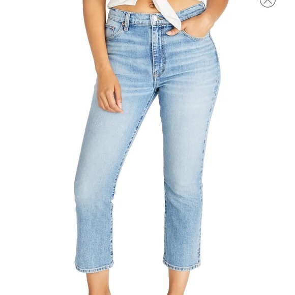 ÉTICA Brigitte Trumpet Crop Jeans size 28 - Picture 1 of 14